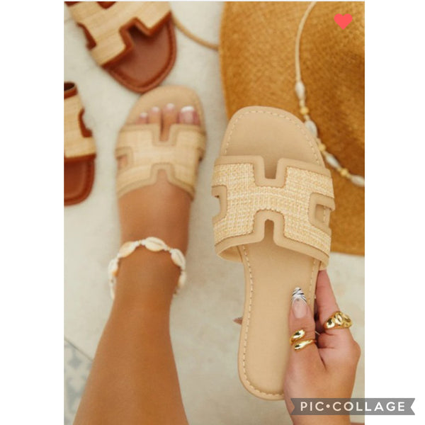 Tan sandals