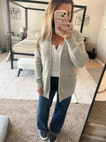 Mocha waffle cardigan